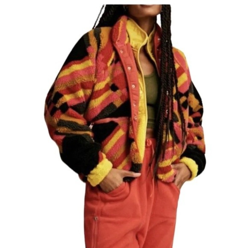 Free People Movement Rocky Ridge jacket Geo Print NWOT